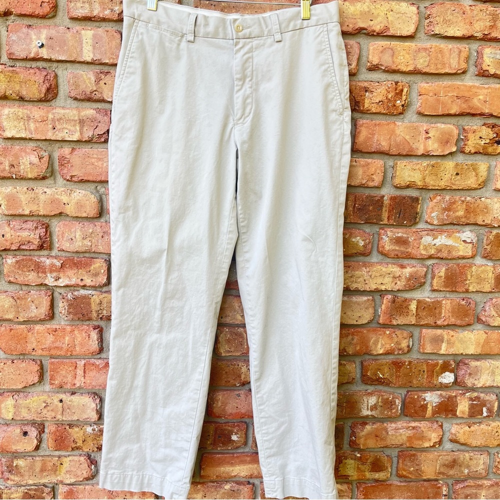 POLO RALPH LAUREN STRETCH MENS TAN KHAKI CHINO UNIFORM SCHOOL PANTS CLASSIC FIT